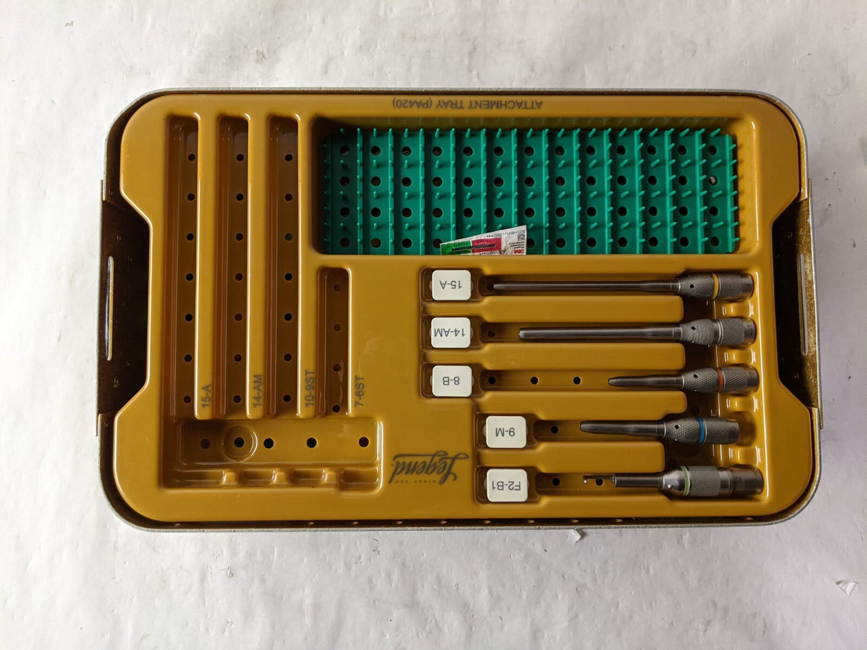 Medtronic V03 Midas Rex Legend Pneumatic Drill Set | With Attachments (SET #1)