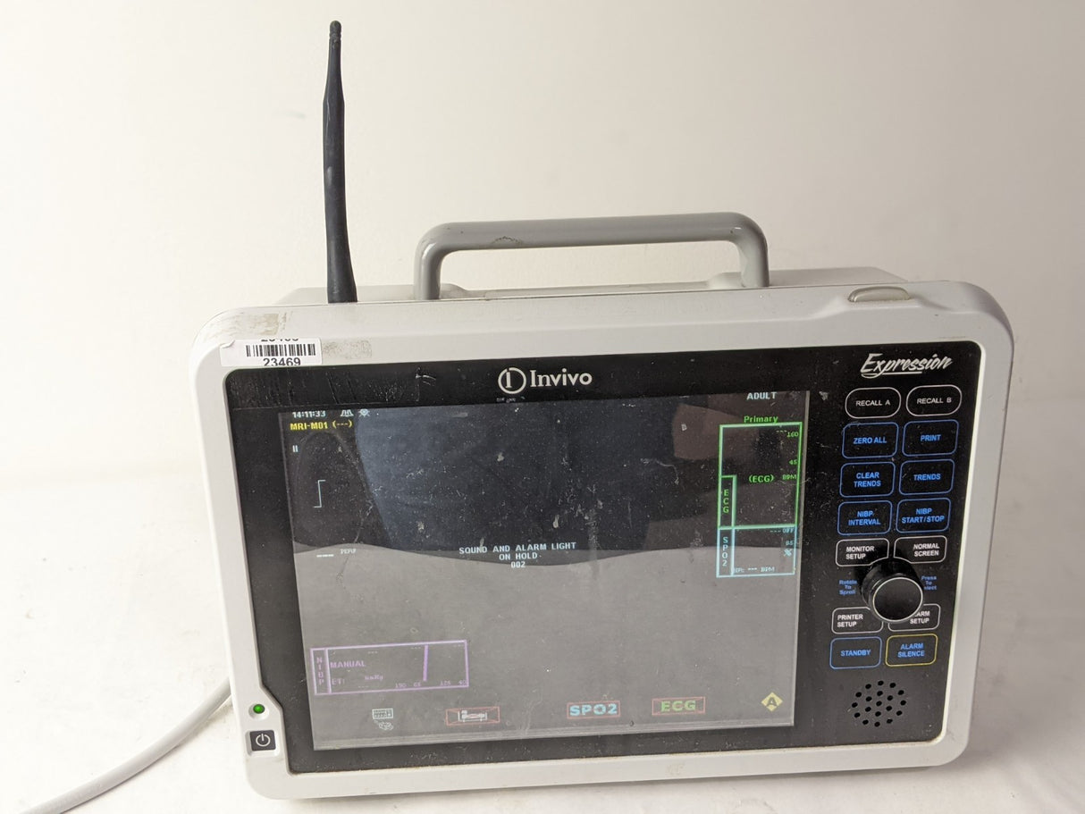 Invivo Expression 865214 MRI Monitor w/ Power Cord. 2