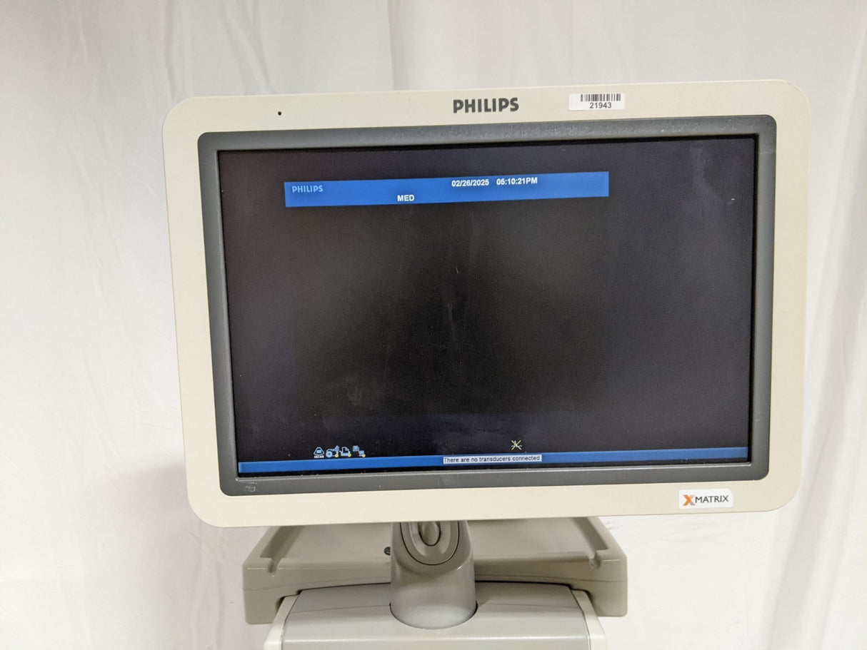 Philips iE33 8500-0082 Ultrasound System | SW 6.0.6.40 | MFG 2011