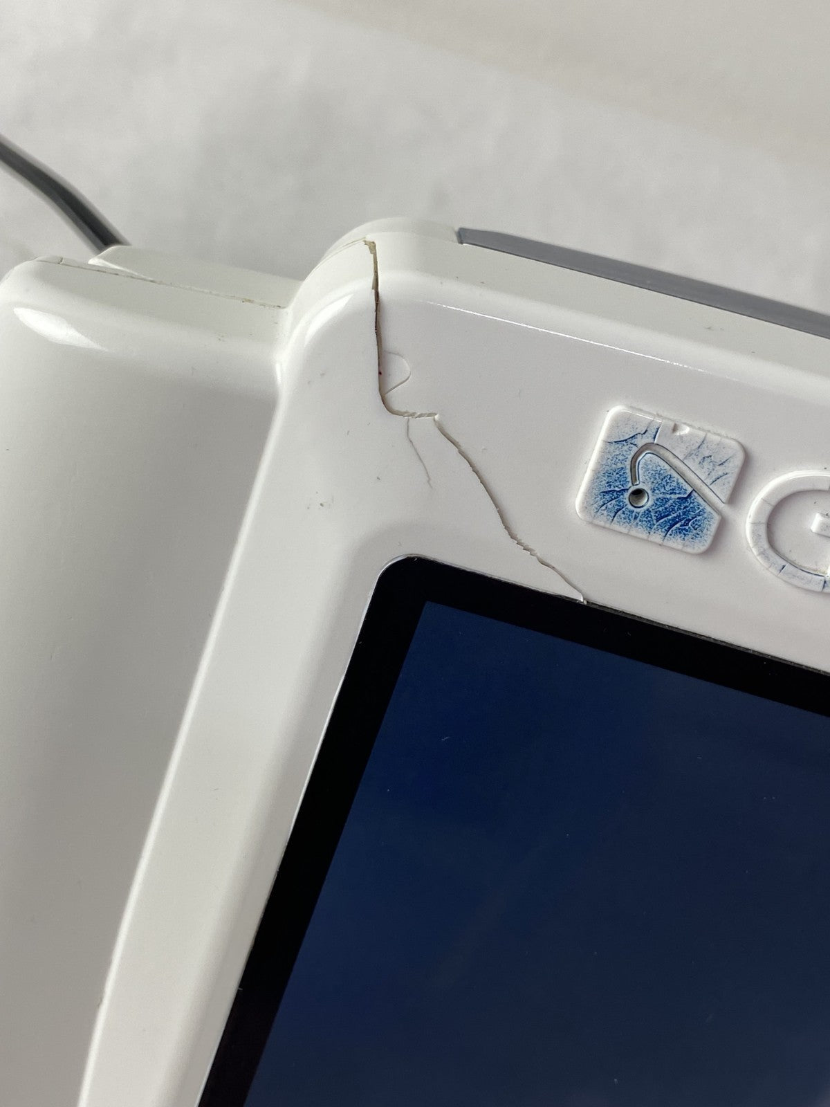 Verathon GlideScope Video Laryngoscope Monitor w/ 0570-0306 Baton & Power Supply