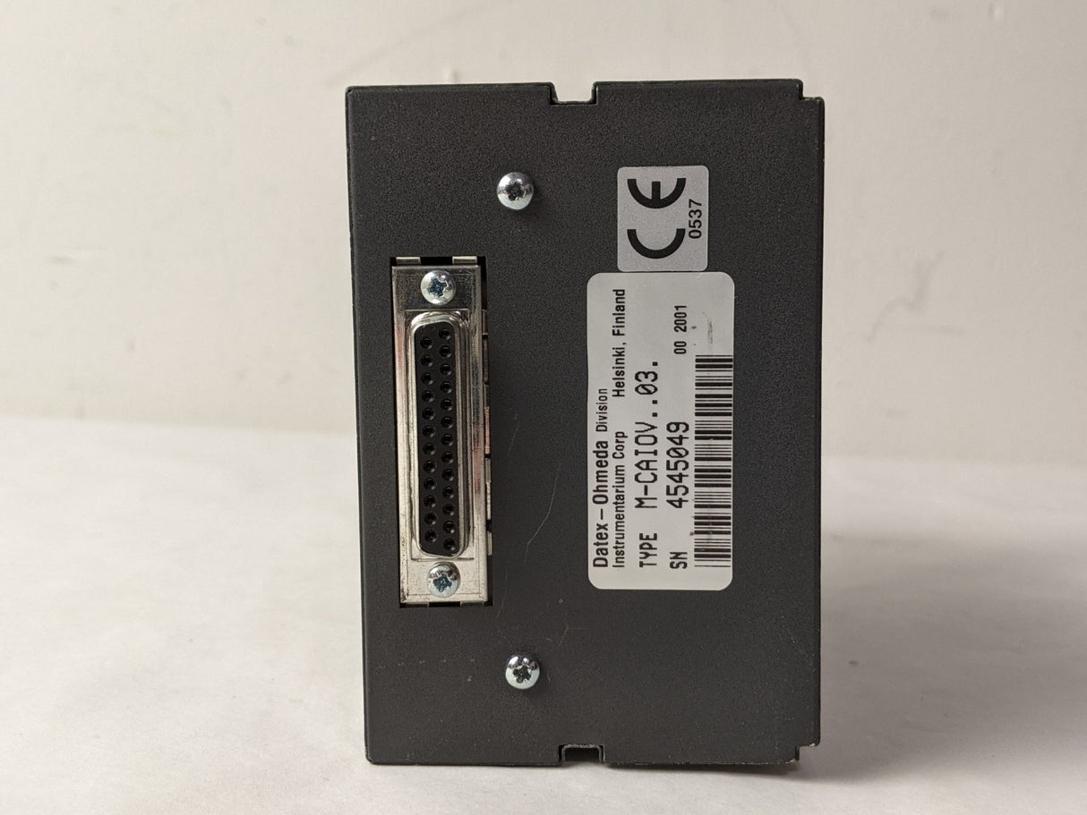 GE M-CAiOV 898530-01 EN Anesthesia Gas Module