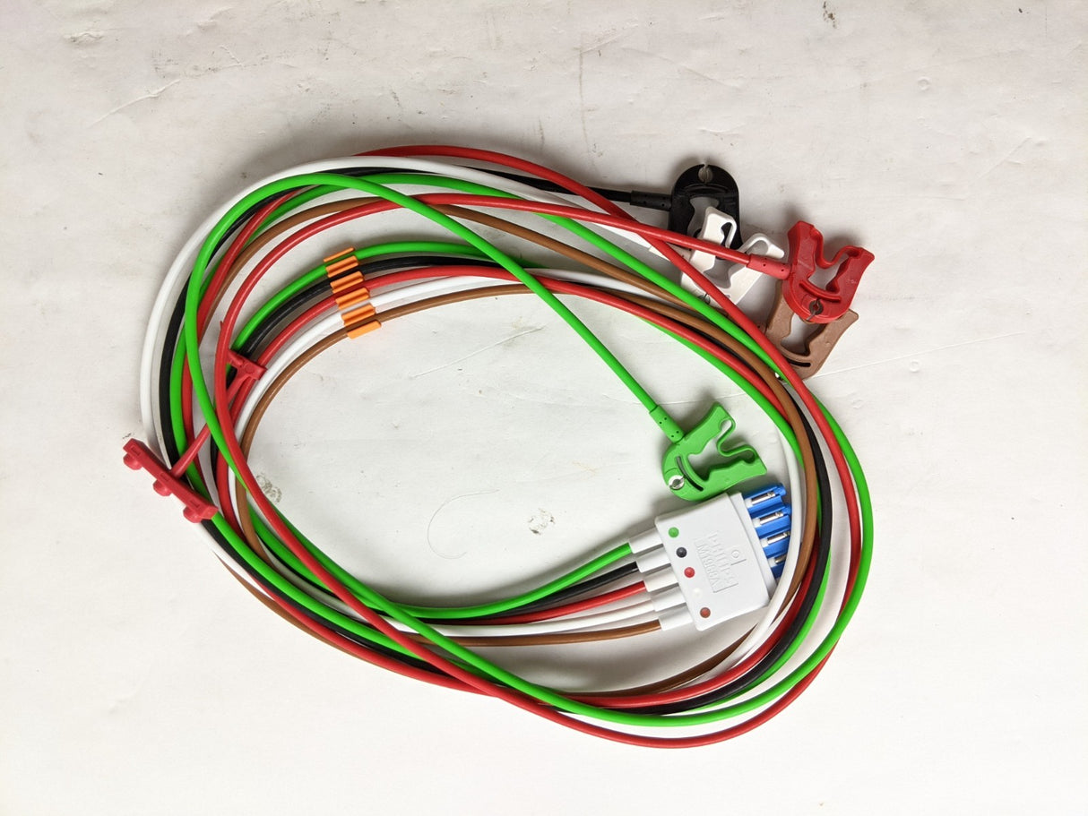 Philips M1968A 989803125841 CBL 5 Leadset, Grabber, AAMI, ICU | Lot of 48