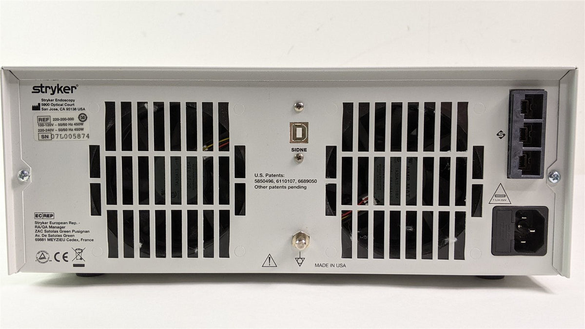 Stryker X8000 220-200-000 Light Source | 266 Hours
