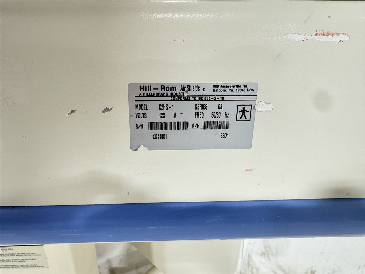 Hill-Rom Air Shields Isolette C2000 C2HS-1 Series 03 83D1 Incubator