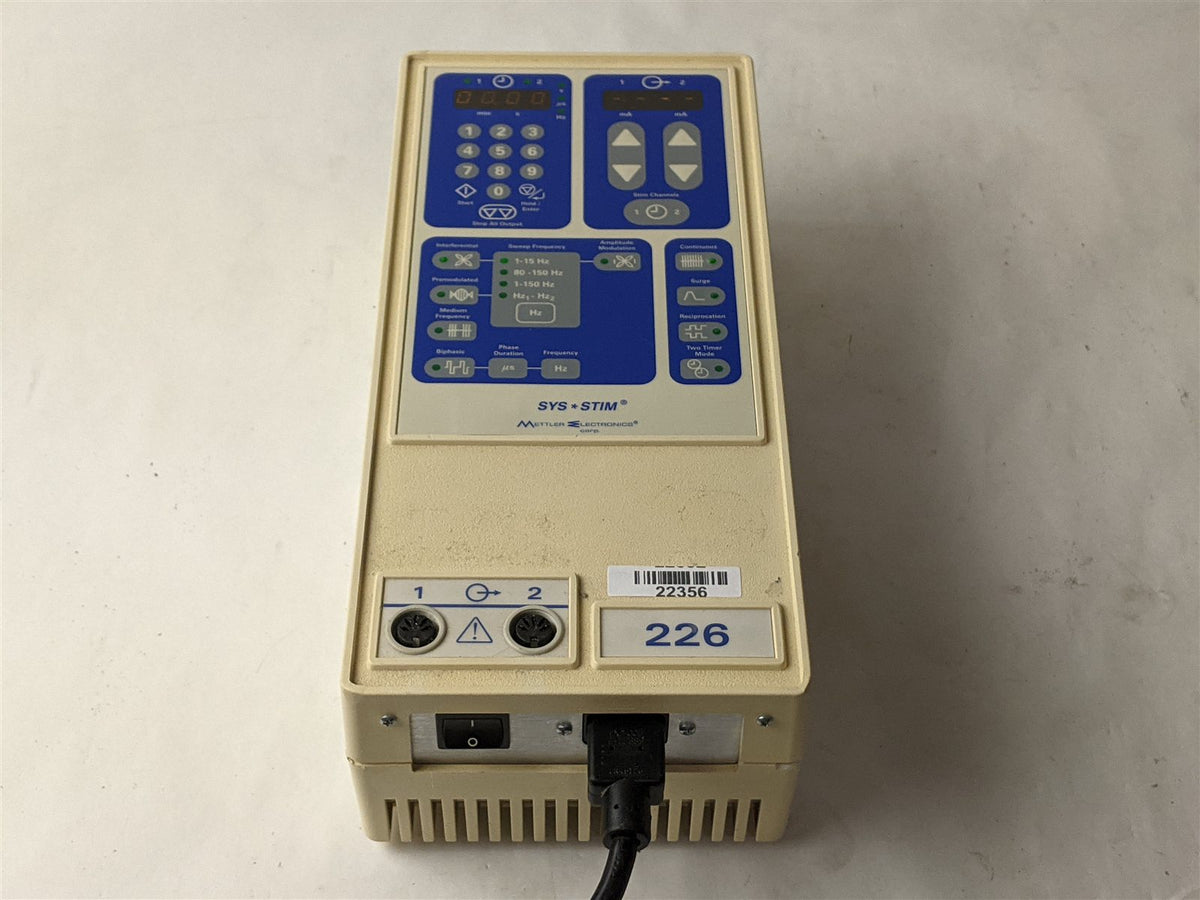 Mettler Electronics SYS*STIM 226 Muscle Stimulator | MFG 2004