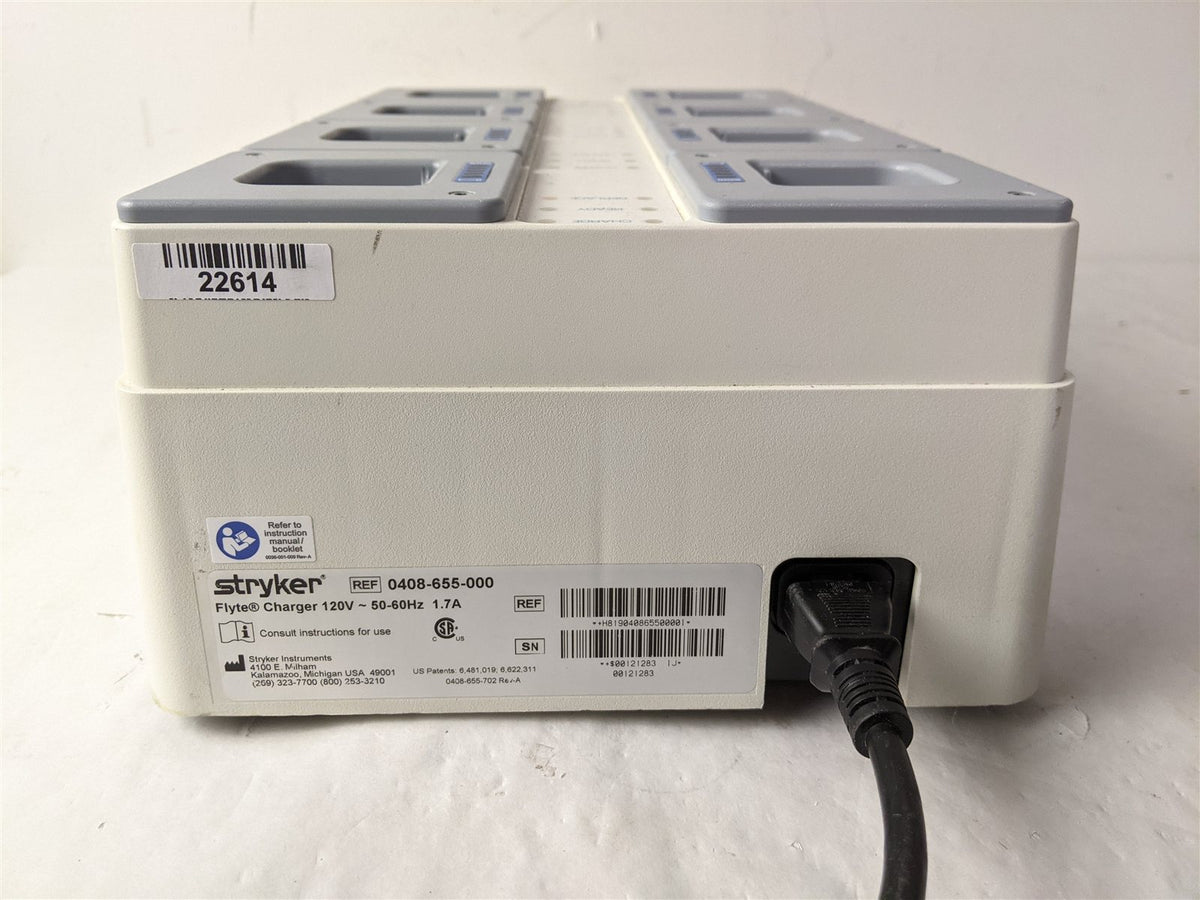 Stryker Flyte 0408-655-000 Eight Station Battery Charger
