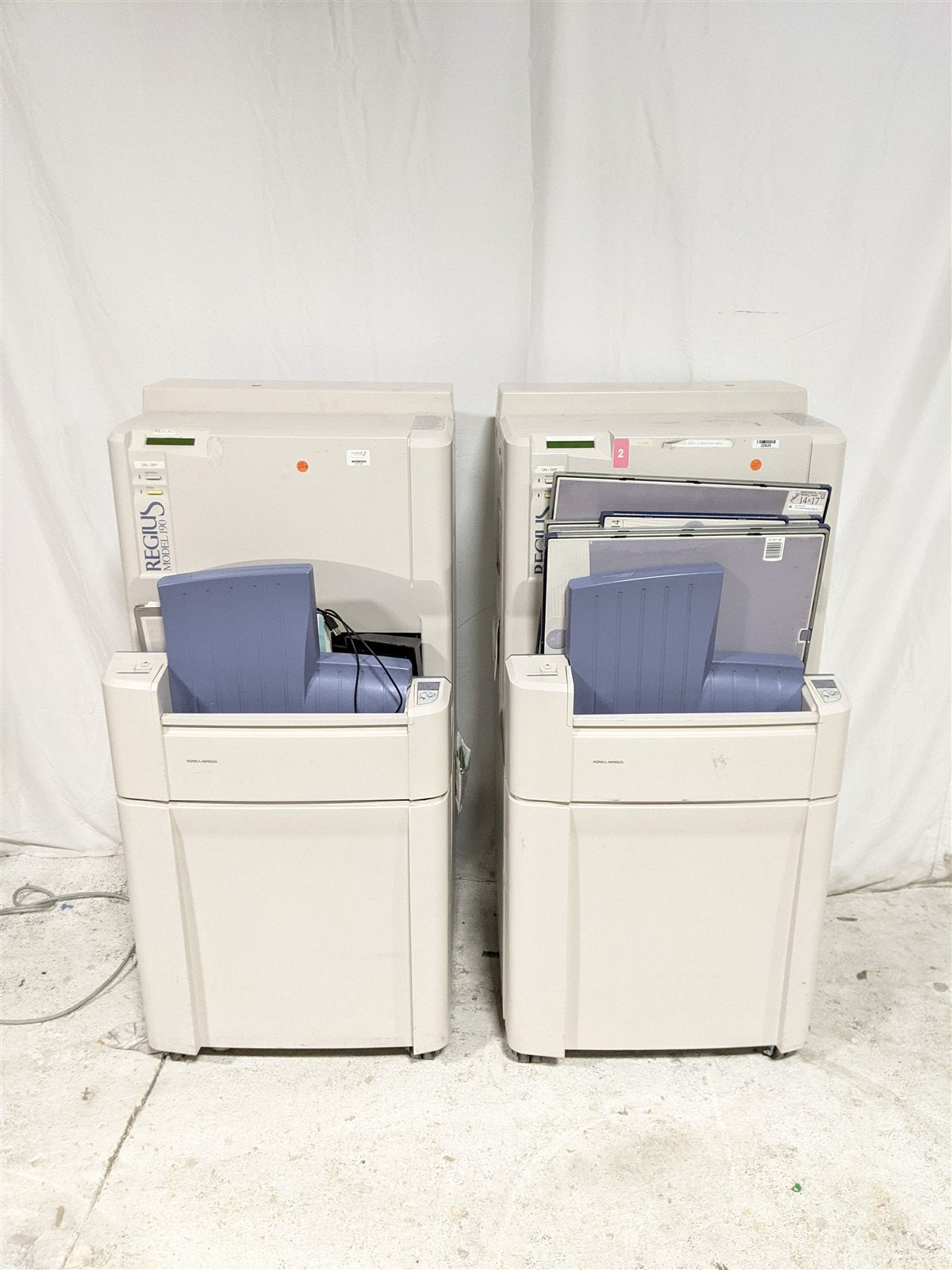 Konica Minolta Regius Model 190 CR Reader Lot of 2