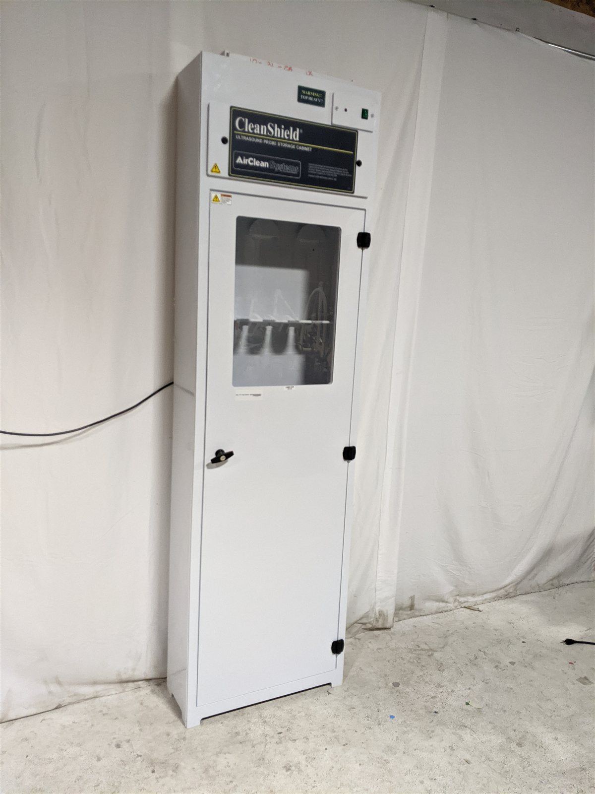 CleanShield AirClean Systems ACTE03 Ultrasound Probe Storage Cabinet