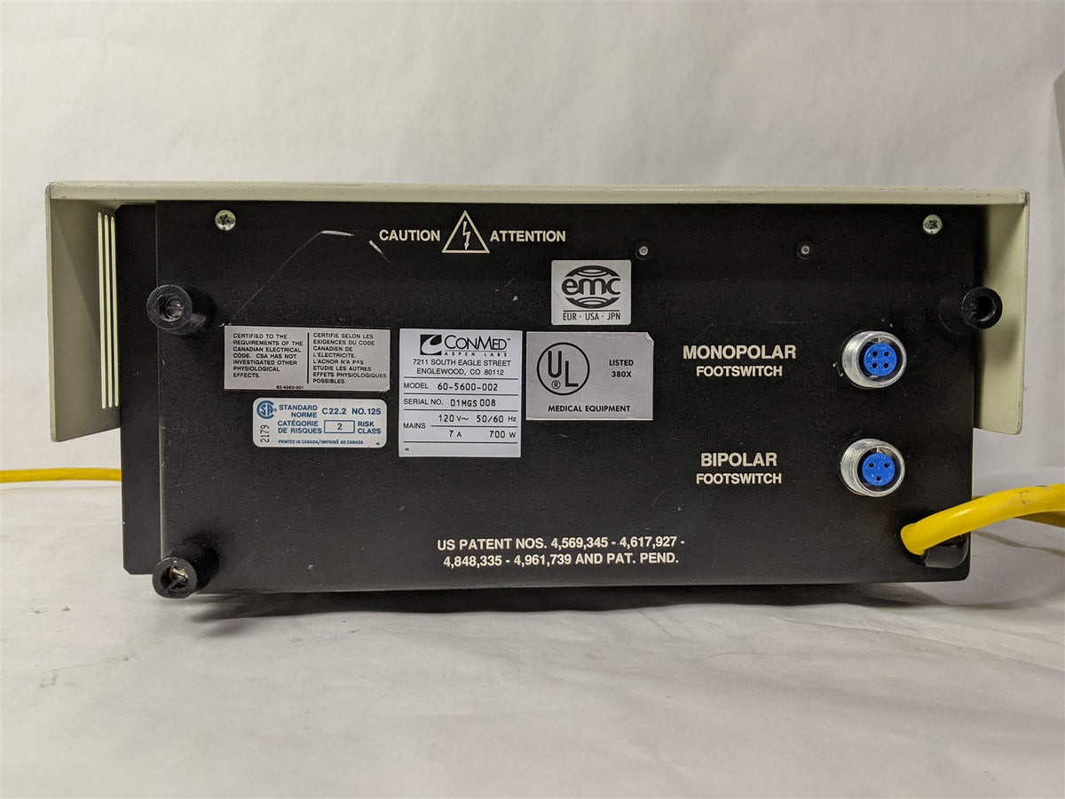 Conmed Sabre 2400 60-5600-002 Electrosurgical Unit