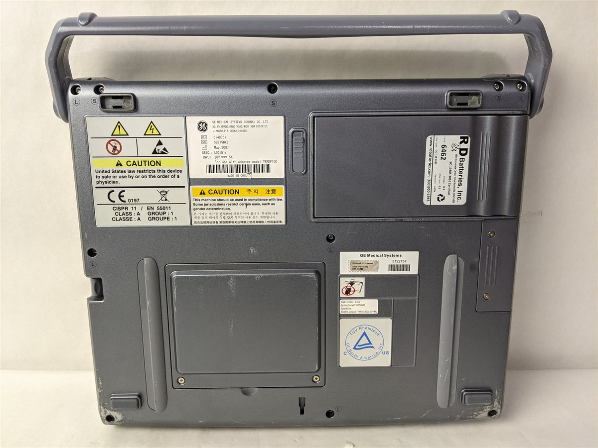 GE Logiq e 5148751 Portable Ultrasound Laptop | MFG 2007