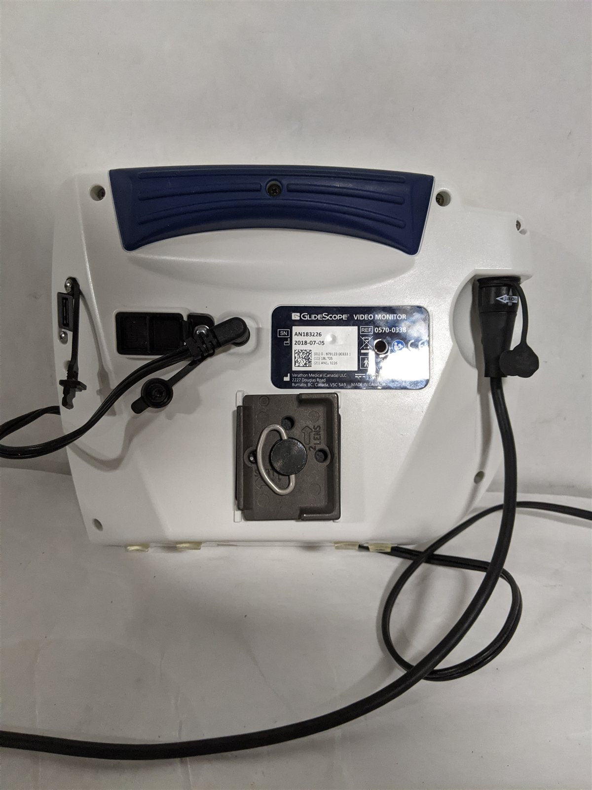 Verathon GlideScope 0570-0338 Video Monitor | MFG 2018