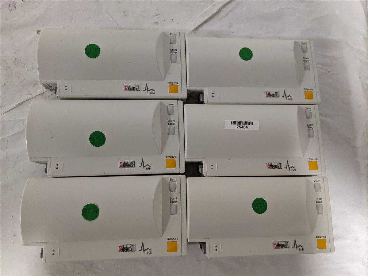 Philips MasimoSET M3001A 862442 | MFG 2015 | Lot of 6