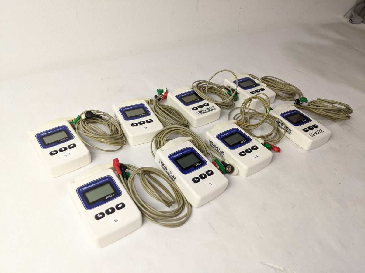 Mortara Instrument X12+ 76164-001-50 Stress Wireless Holter | Lot of 8