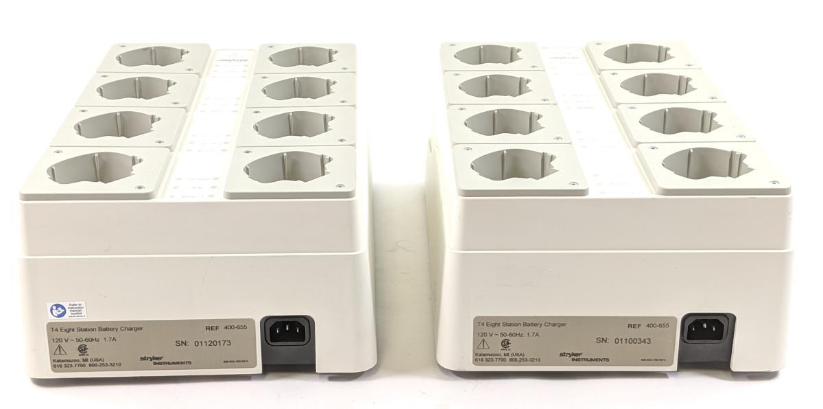 Stryker T4 400-655 Personal Protection System Eight-Station Charger | Lot of 2