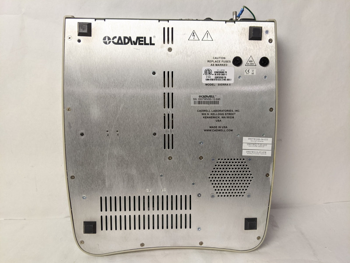 Cadwell Sierra II EMG Base Unit + Laptop + Suitcase