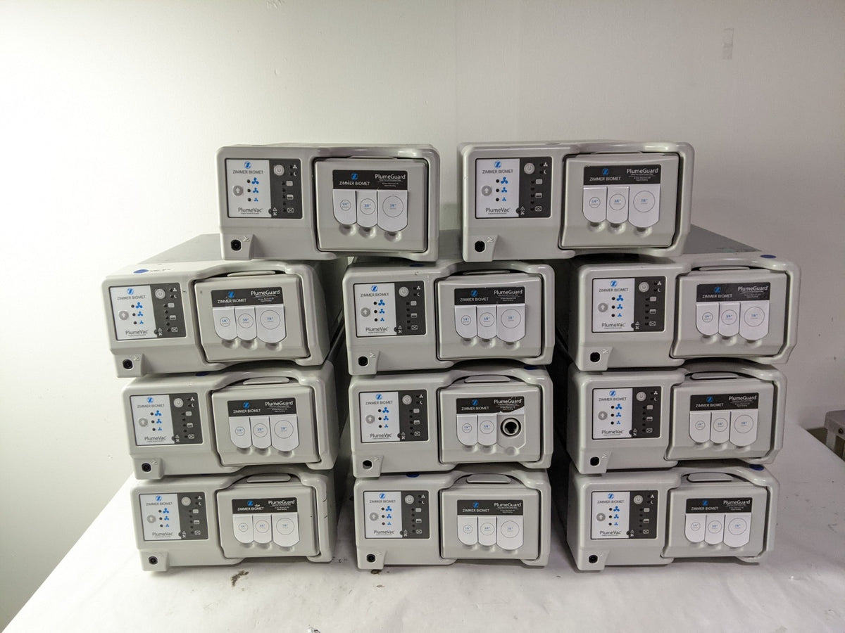 Zimmer PlumeVac AEVV120 Surgical Smoke Evacuator with PlumeGuard | Lot of 10