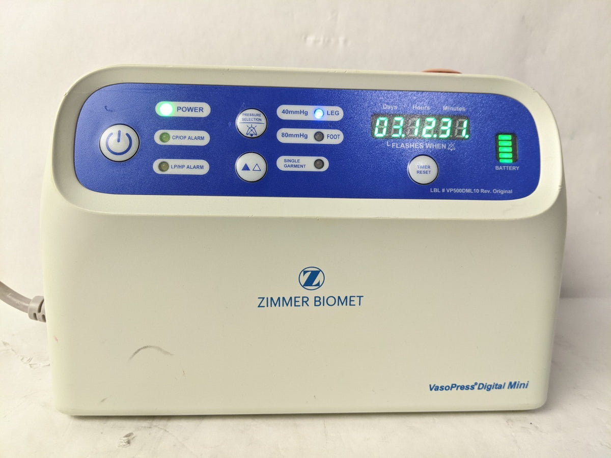 Zimmer Biomet VP 500DMT VasoPress Digital Mini with Timer | Lot of 18
