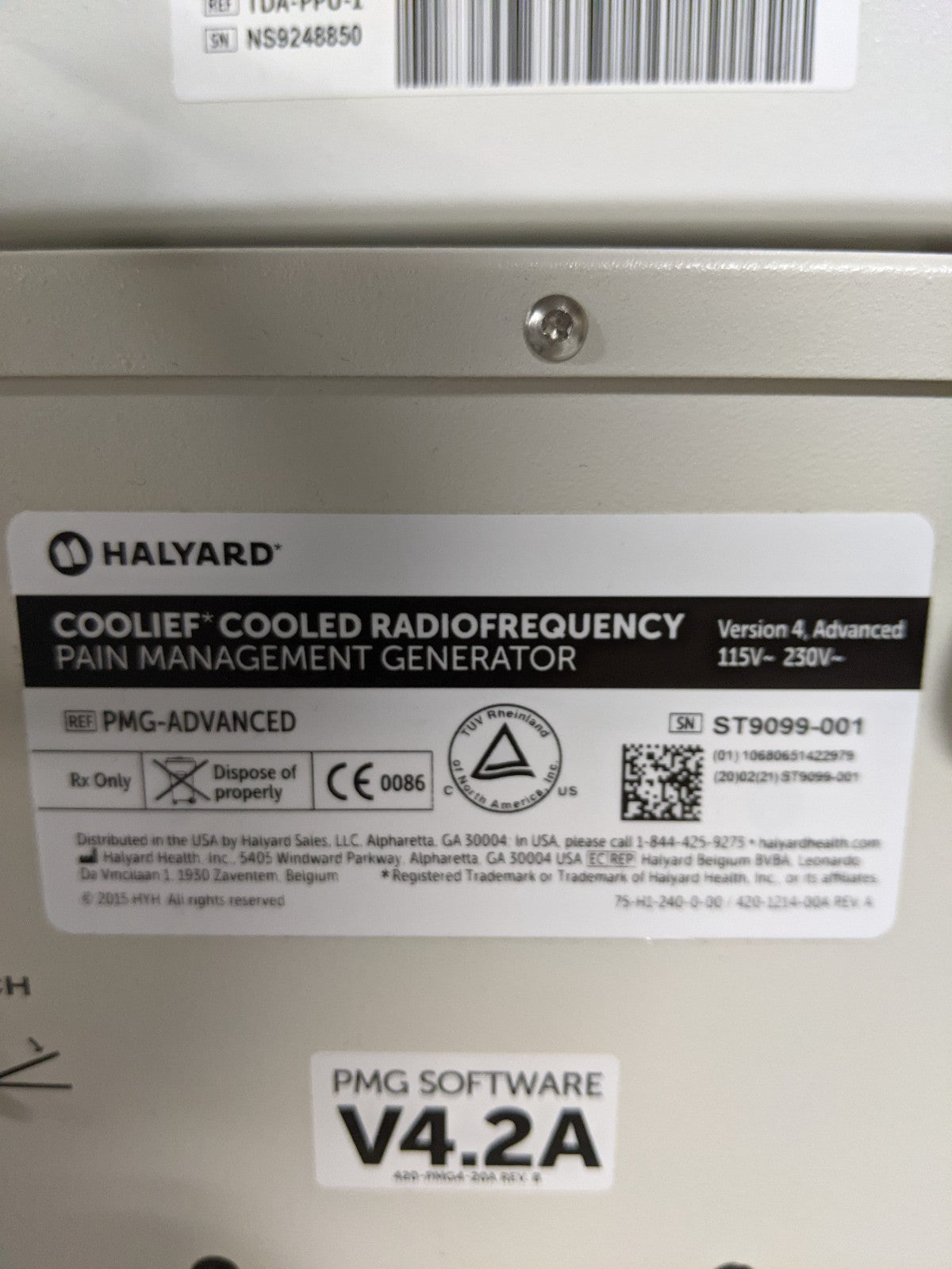Halyard PMG-Advanced Pain Management Generator with Pump
