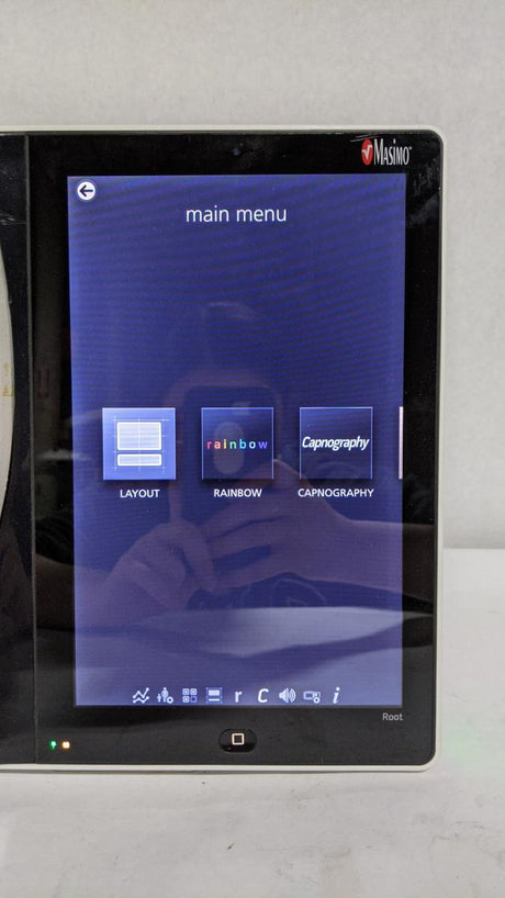 Masimo Root RDS7A Patient Monitor with Radical-7 and ISA CO2 Module