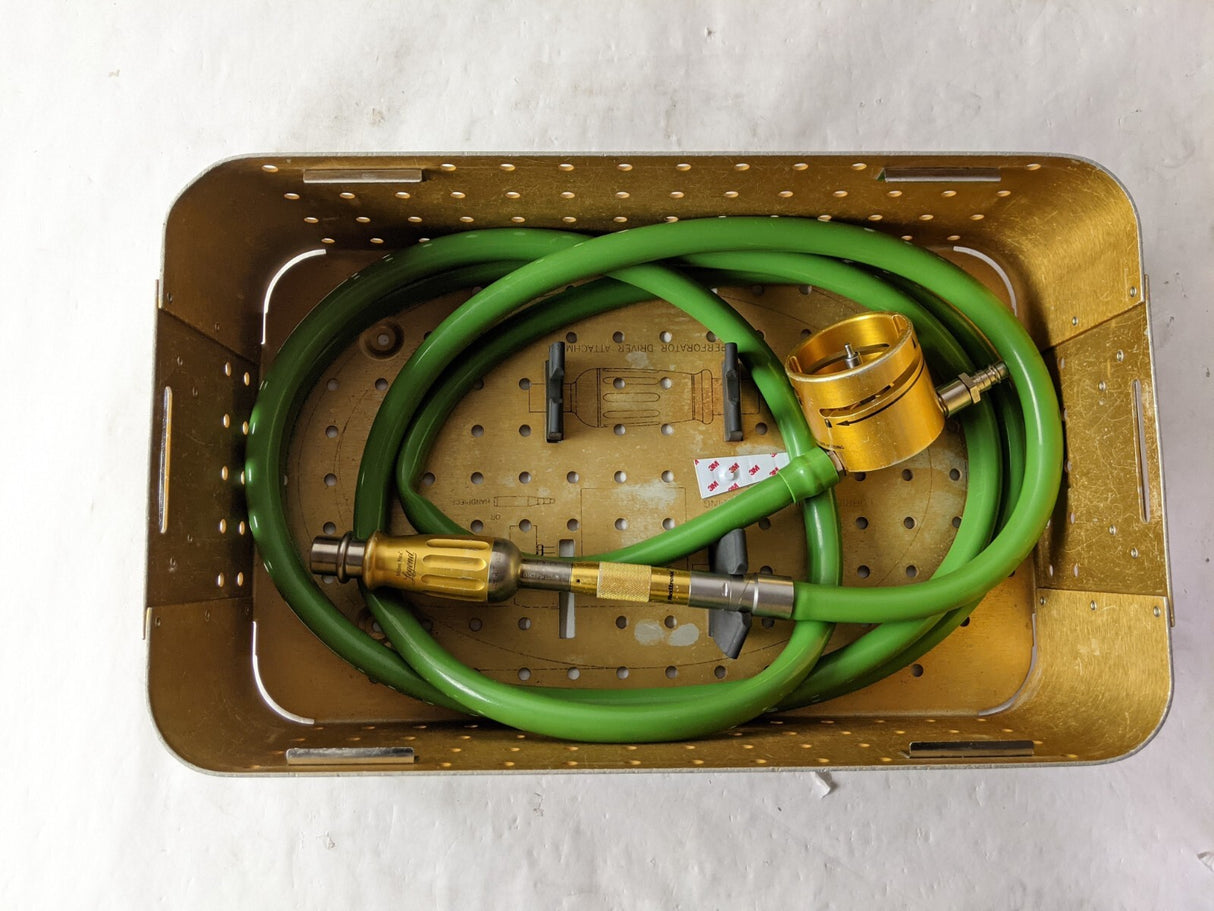 Medtronic V03 Midas Rex Legend Pneumatic Drill Set | With Attachments (SET #1)