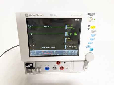 GE | Datex Ohmeda Cardiocap/5 Anesthesia Monitor | C02, NIBP, ECG, SpO2, IBP