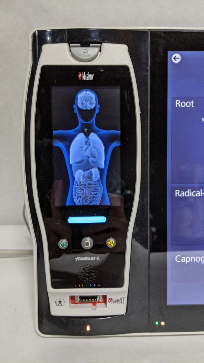 Masimo Root RDS7A Patient Monitor with Radical-7 and ISA CO2 Module