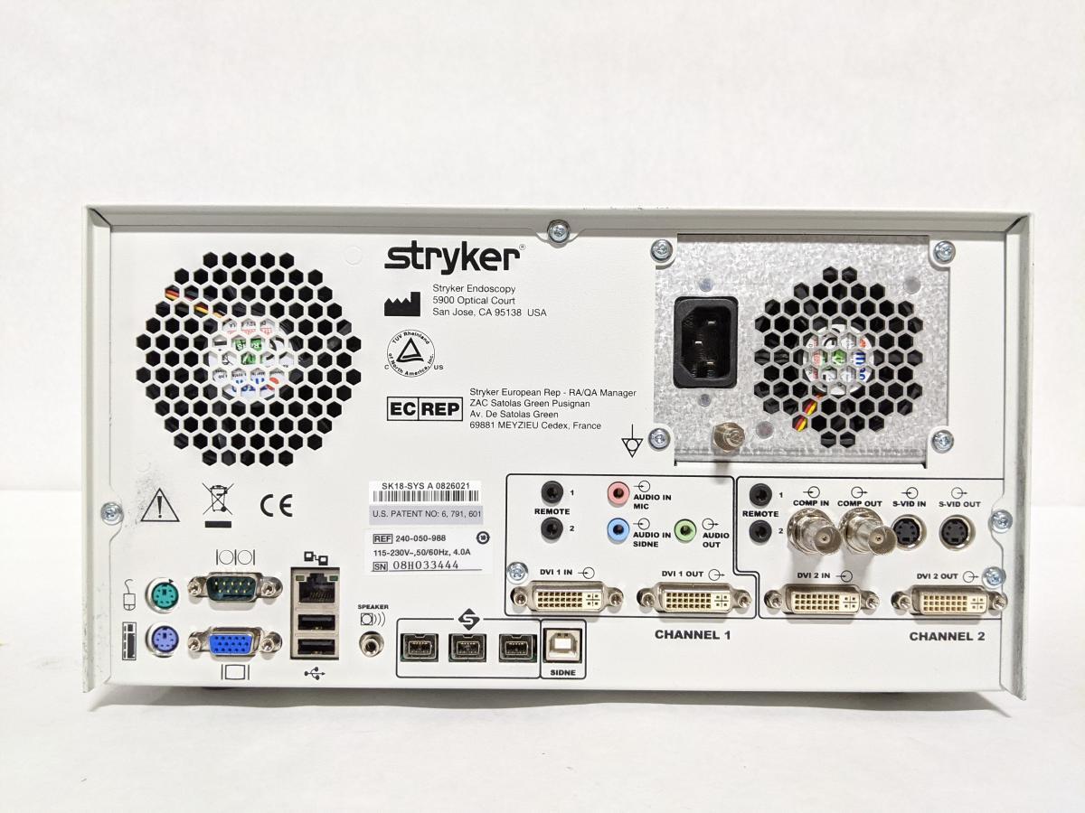Stryker SDC Ultra 240-050-988 HD Information Management System | SW Version 7.0