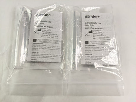 Set of 12 Stryker Surgical Screws and Twist Drills