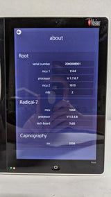 Masimo Root RDS7A Patient Monitor with Radical-7 and ISA CO2 Module
