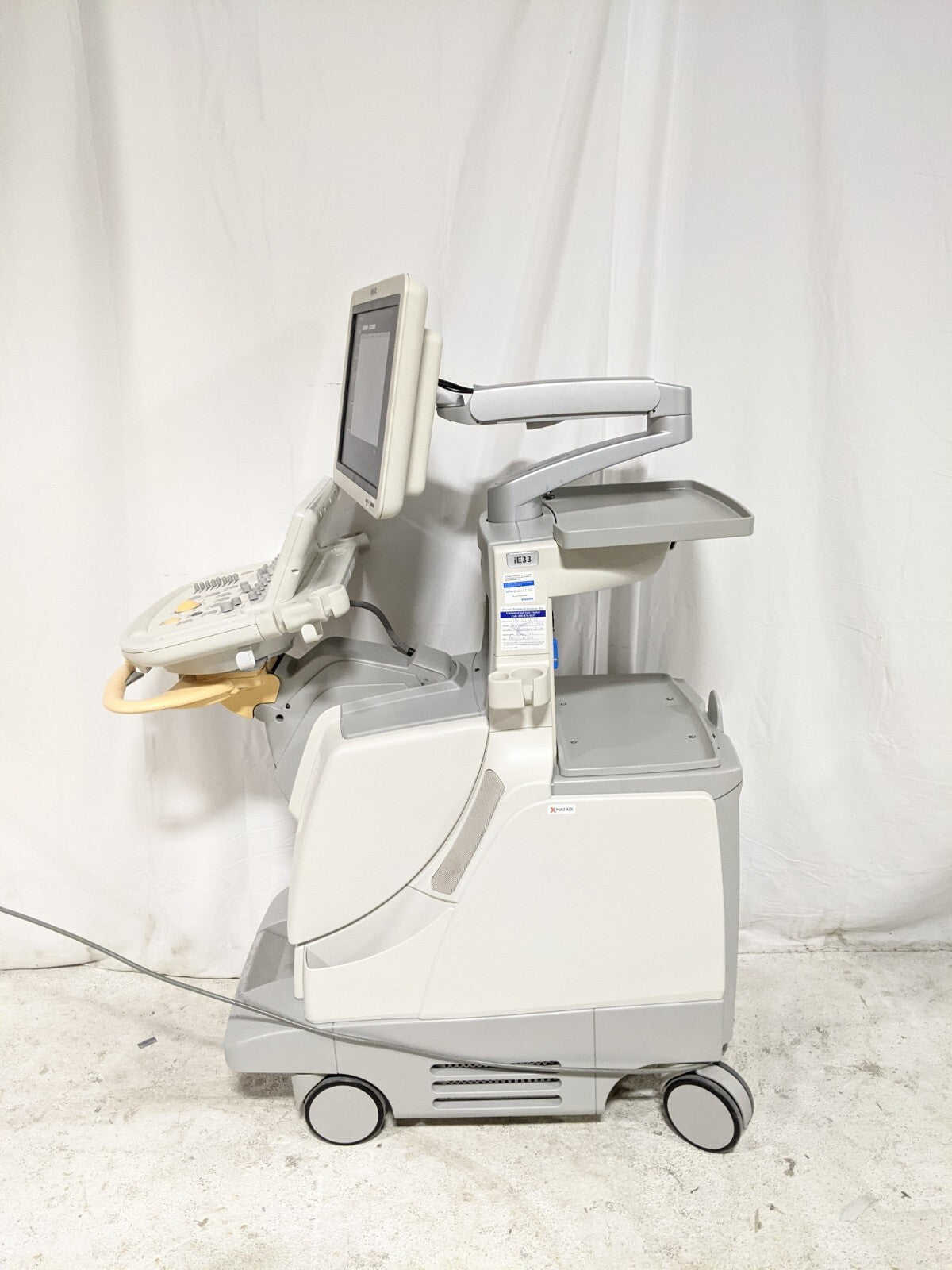 Philips iE33 G-Cart Ultrasound System with 10 Probes