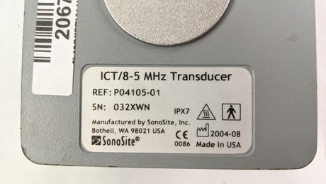 SonoSite ICT/8-5 MHz P04105-01 Ultrasound Transducer Probe