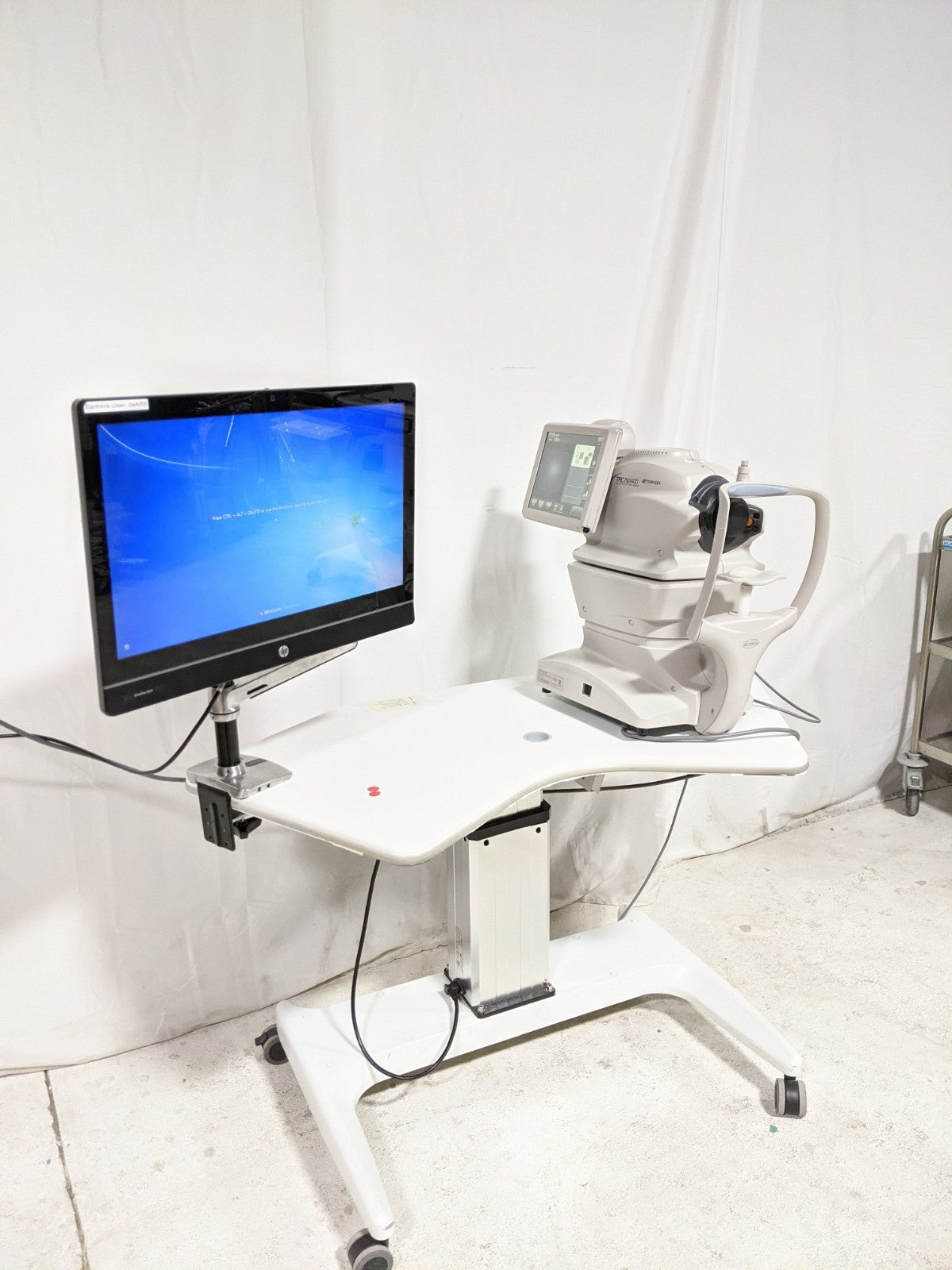 Topcon TRC-NW400 Non-Mydriatic Retinal Camera w/ HP EliteOne 800 G1 Touch PC