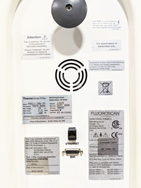 Hologic Fluoroscan InSight 2 Mini C-Arm | SW 3.1.2 | MFG 2008