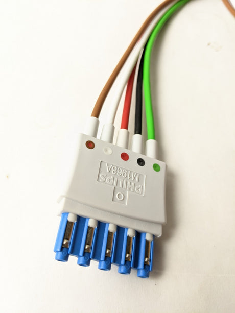 Philips M1968A 989803125841 CBL 5 Leadset, Grabber, AAMI, ICU | Lot of 48