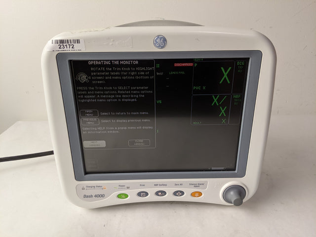 GE Dash 4000 Patient Monitor | MFG 2006