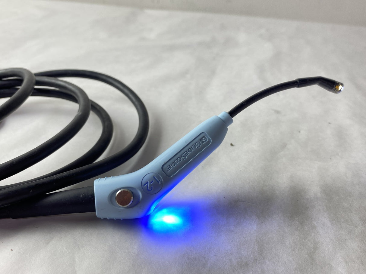 Verathon GlideScope Video Laryngoscope Monitor w/ 0570-0306 Baton & Power Supply