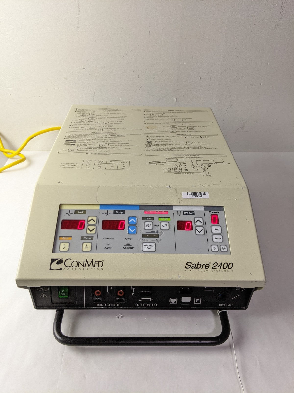 Conmed Sabre 2400 60-5600-002