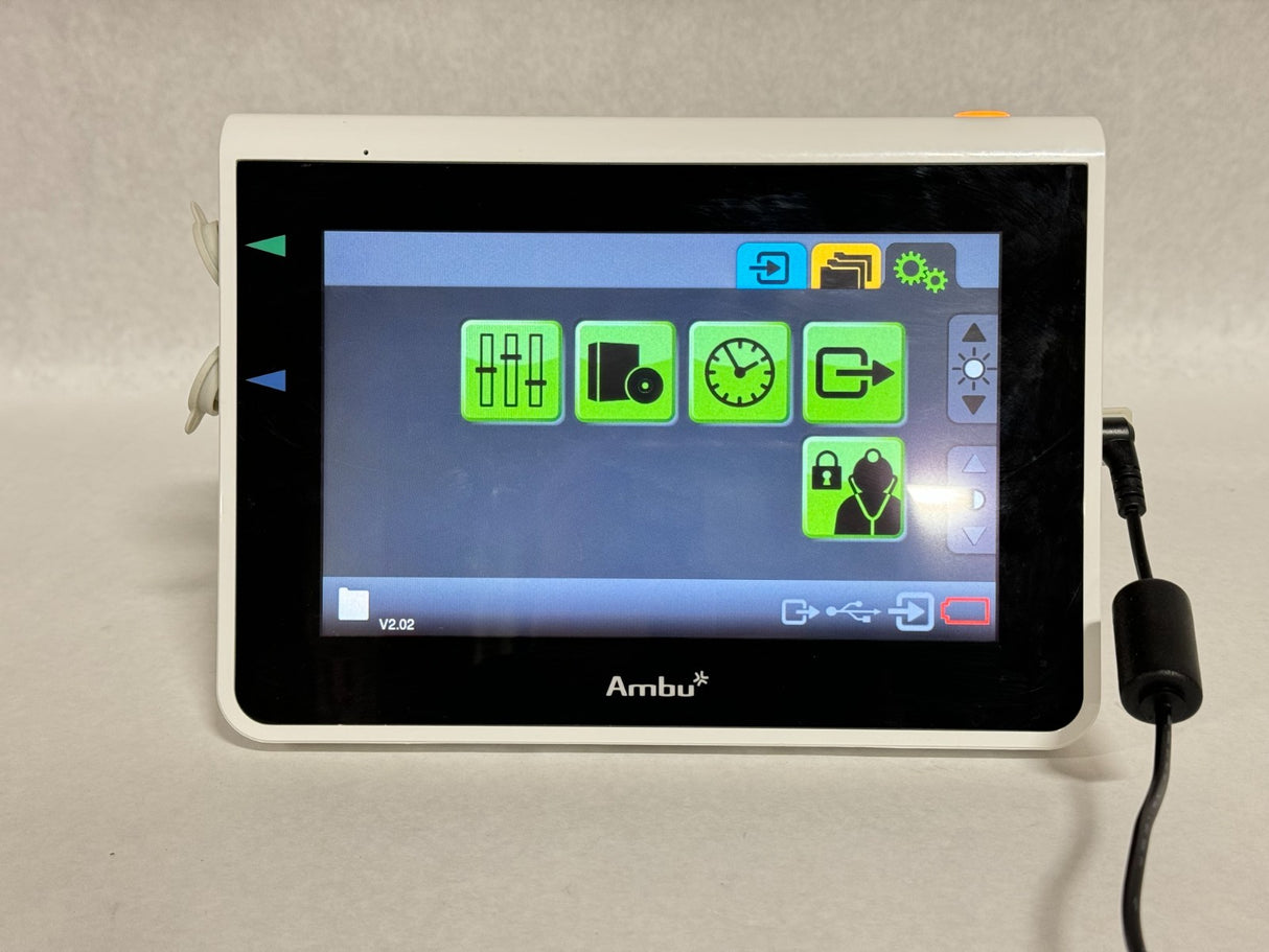 Ambu aView 405002000 Endoscopy Display Monitor with Pole Clamp and Power Supply