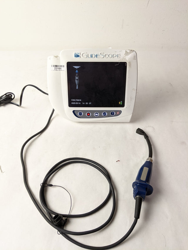Verathon Glidescope 0570-0338 Video Monitor | with AC Adapter & AVL Video Baton