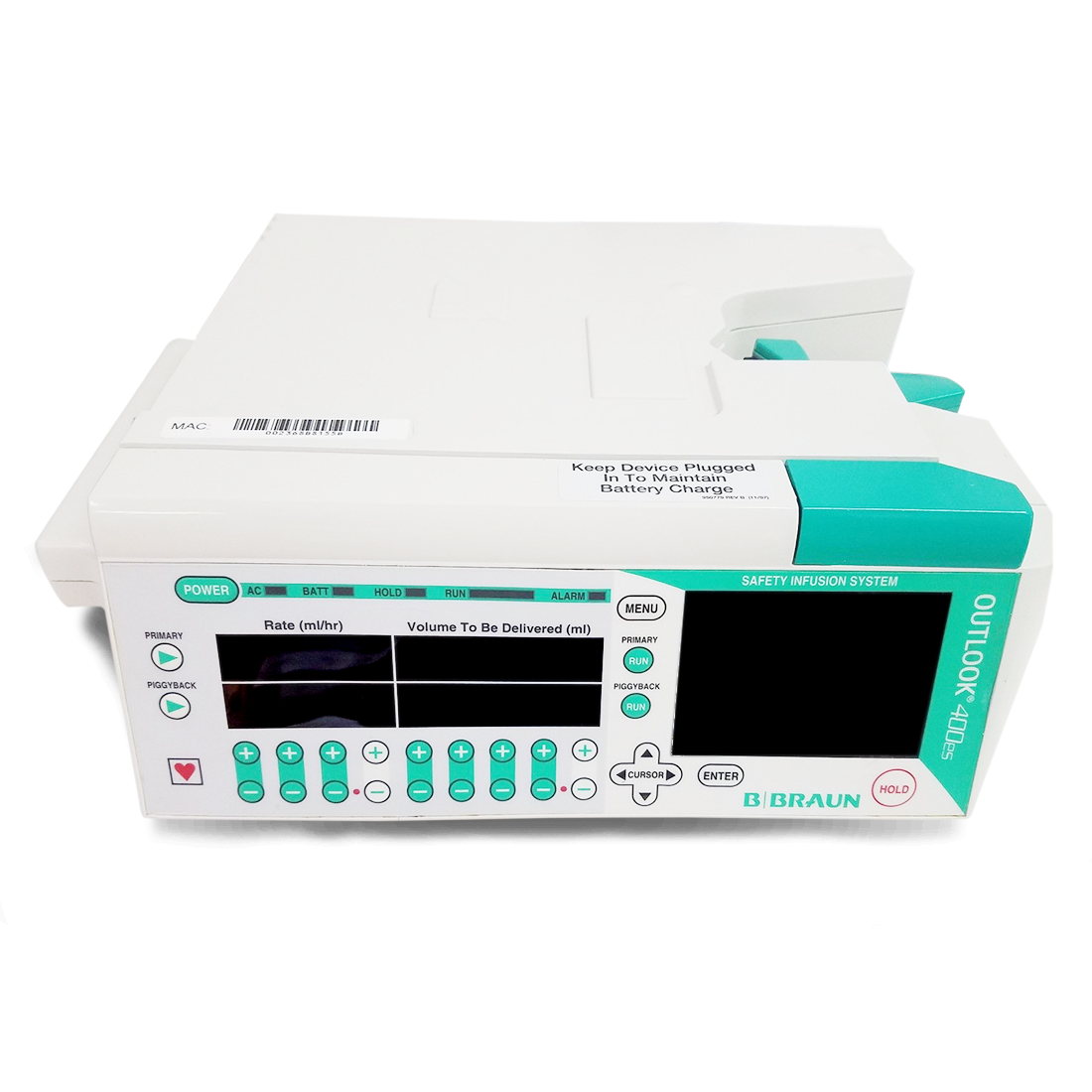B Braun Outlook 400 Infusion Pump
