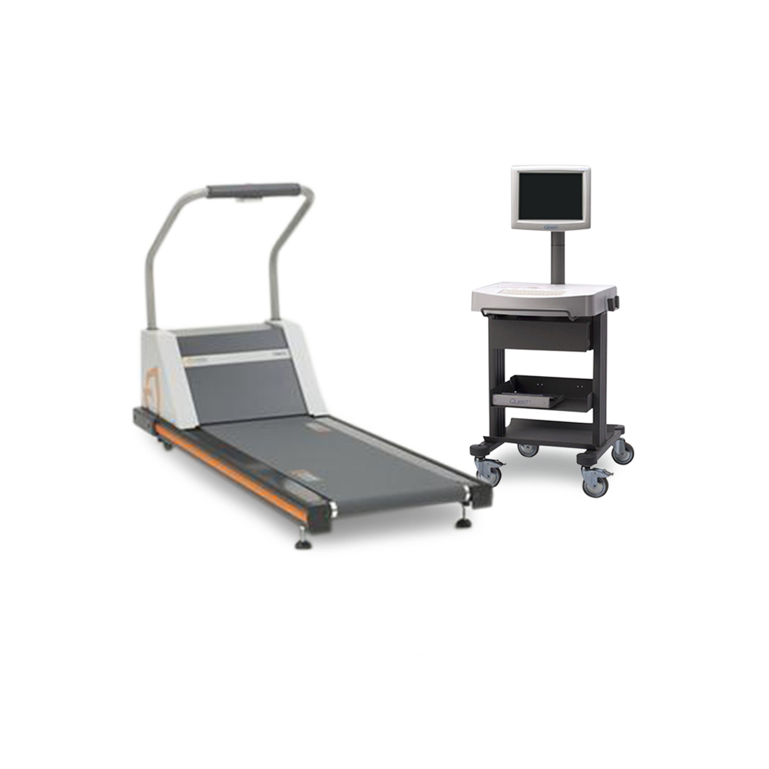 Burdick Quest Stress Test System with Cardiac Science TM-55 Medical Treadmill