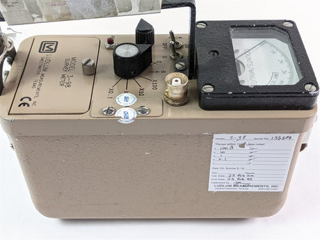 Ludlum Model 3-98 Survey Meter with 44-3 Gamma Detector