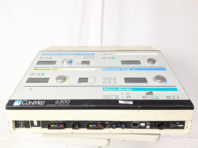 Conmed 6500 ESU Electrosurgical Generator + Argon Beam Coagulator
