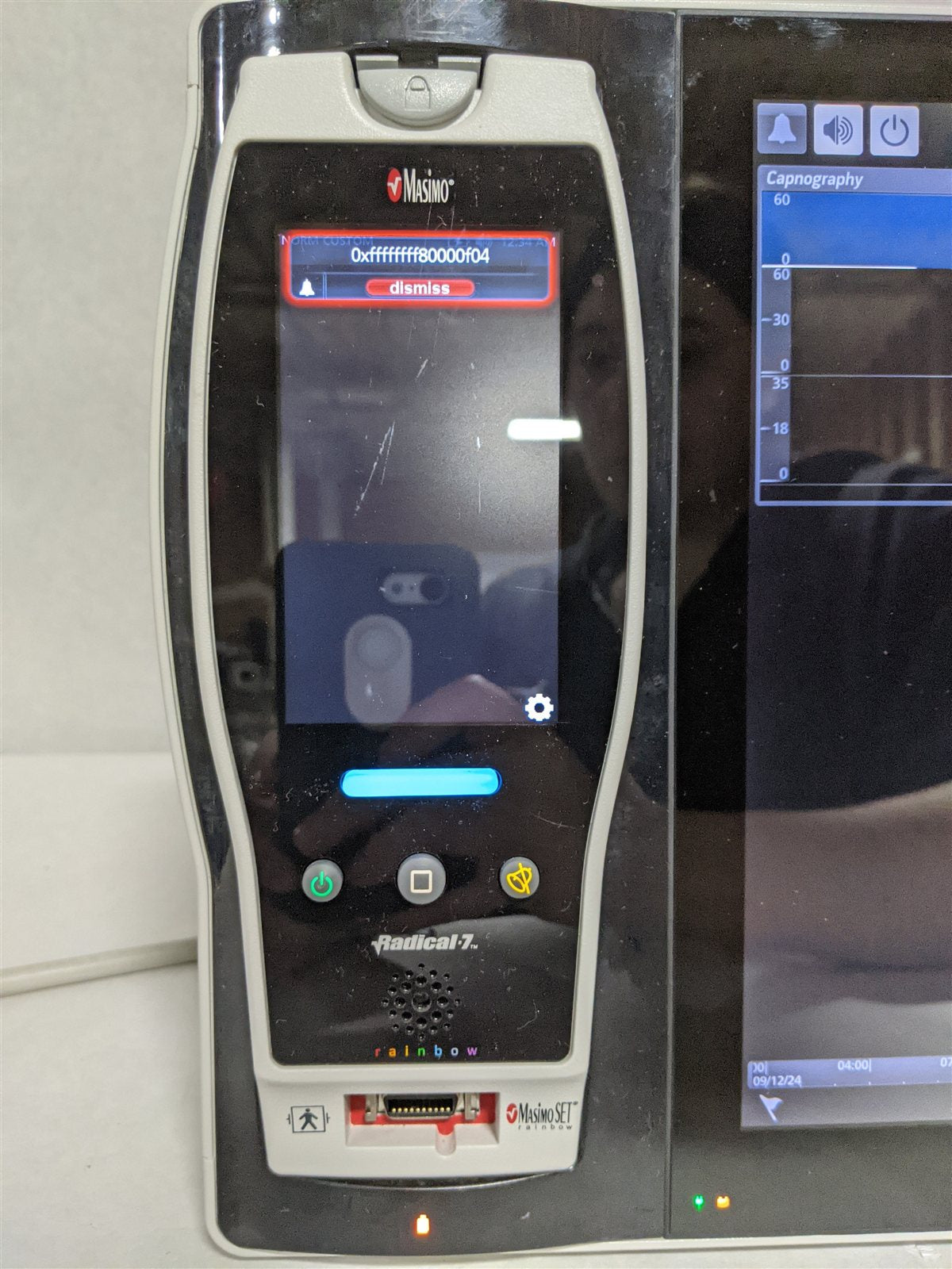 Masimo Root RDS7A Patient Monitor with Radical-7 and ISA CO2 Module