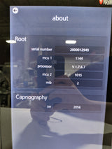 Masimo Root RDS7A Patient Monitor with Radical-7 and ISA CO2 Module