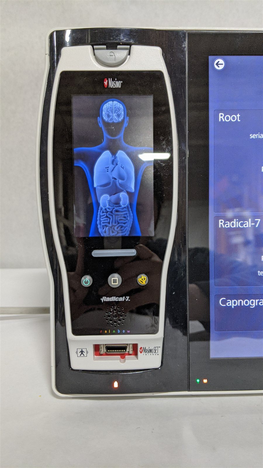 Masimo Root RDS7A Patient Monitor with Radical-7 and ISA CO2 Module