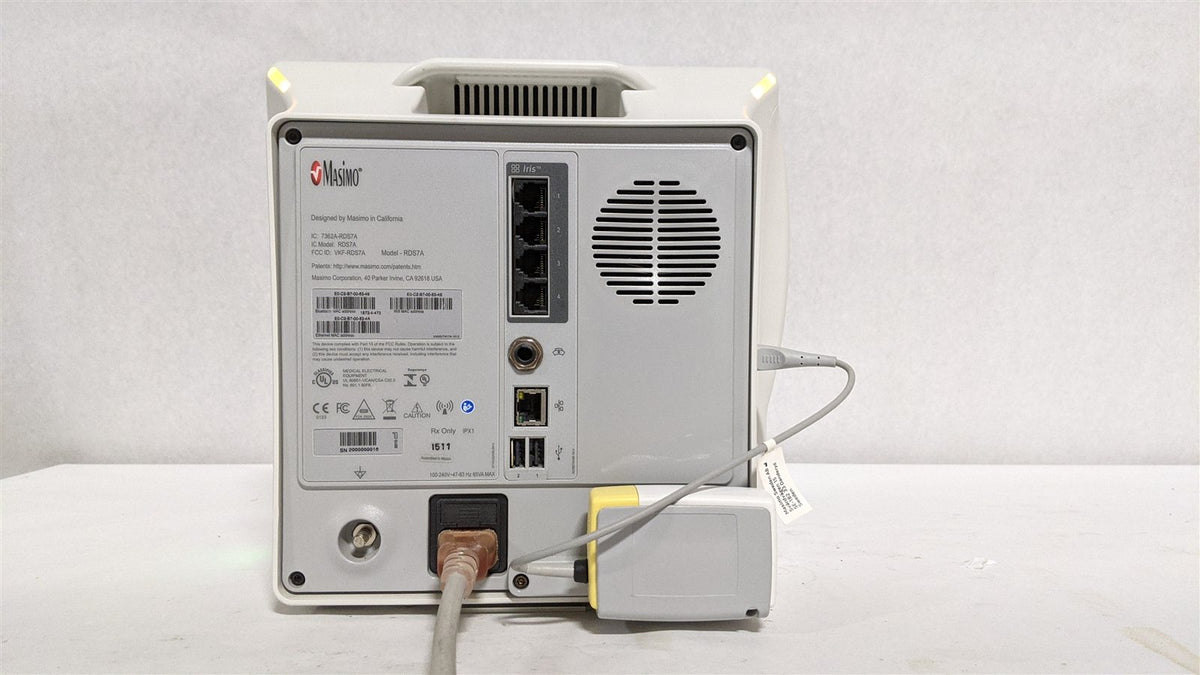 Masimo Root RDS7A Patient Monitor with Radical-7 and ISA CO2 Module