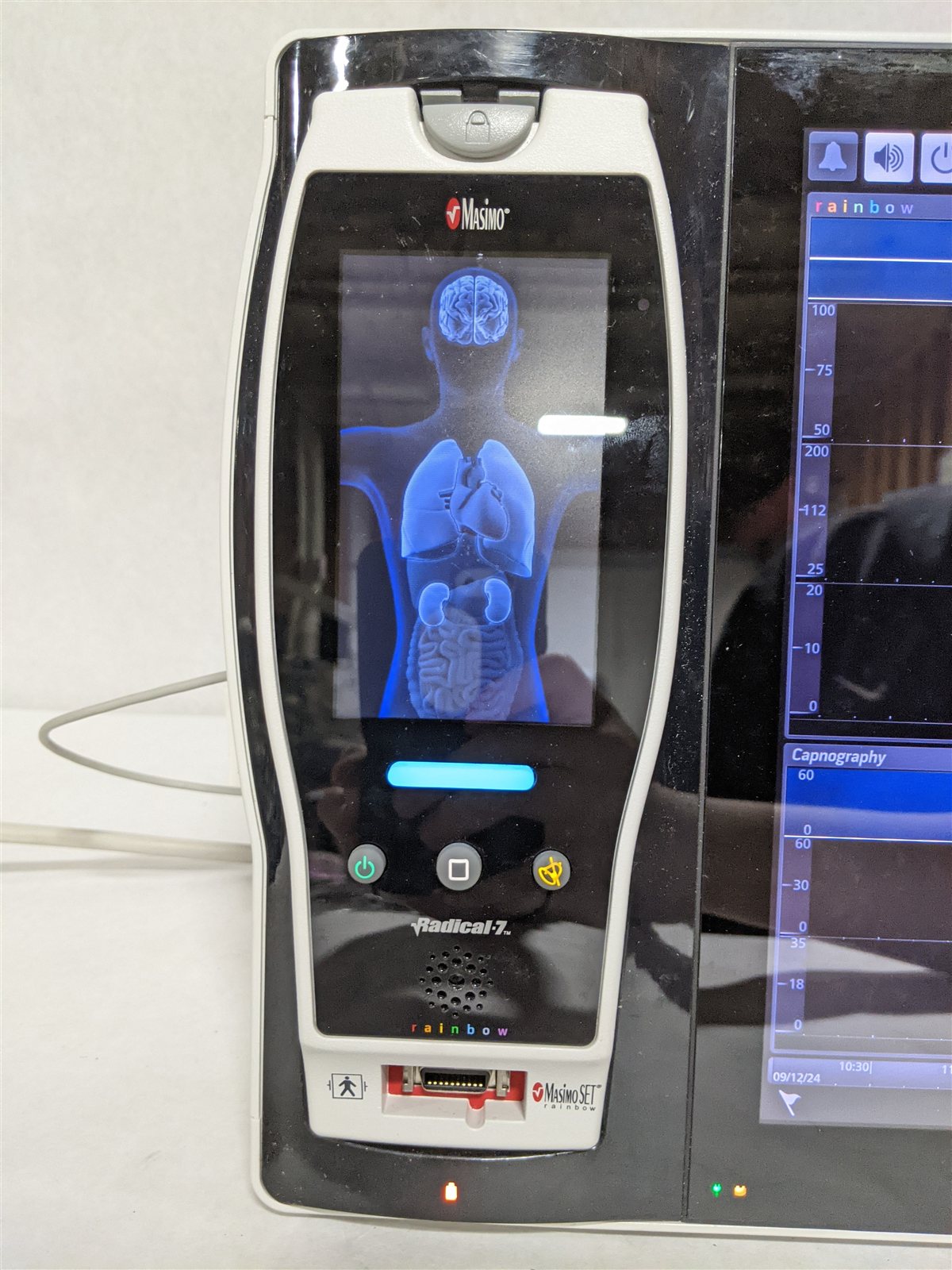 Masimo Root RDS7A Patient Monitor with Radical-7 and ISA CO2 Module