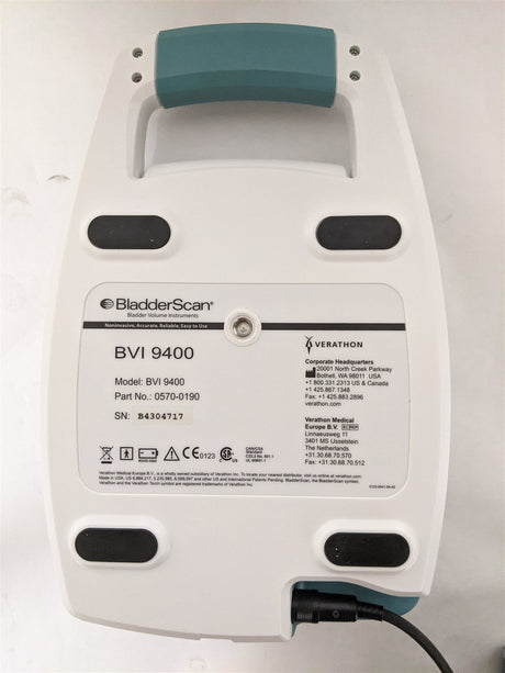 Verathon BladderScan BVI 9400 0570-0190 Bladder Scanner with Probe