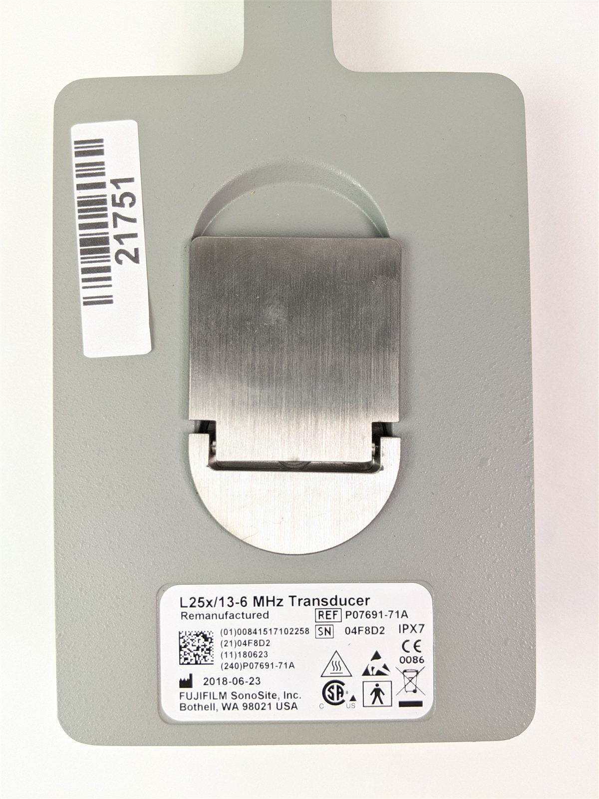 SonoSite L25x/13-6 MHz Transducer P07691-71A Ultrasound Probe | MFG 2018